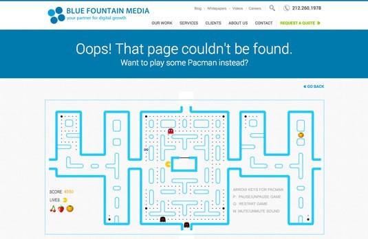 404 error for website optimization