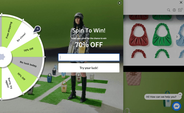 Spin the Wheel example