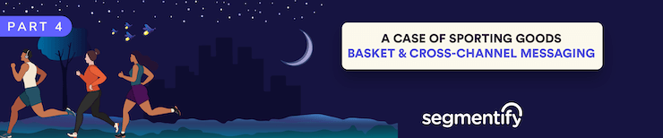 Banner leading to "A Case of Sporting Goods Part 4: Basket Pages & Cross-Channel Messaging"